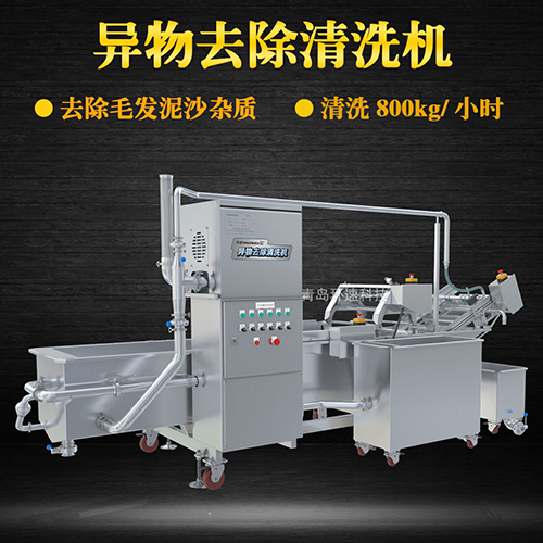 蔬菜氣泡翻洗機，有效清洗，過濾泥沙